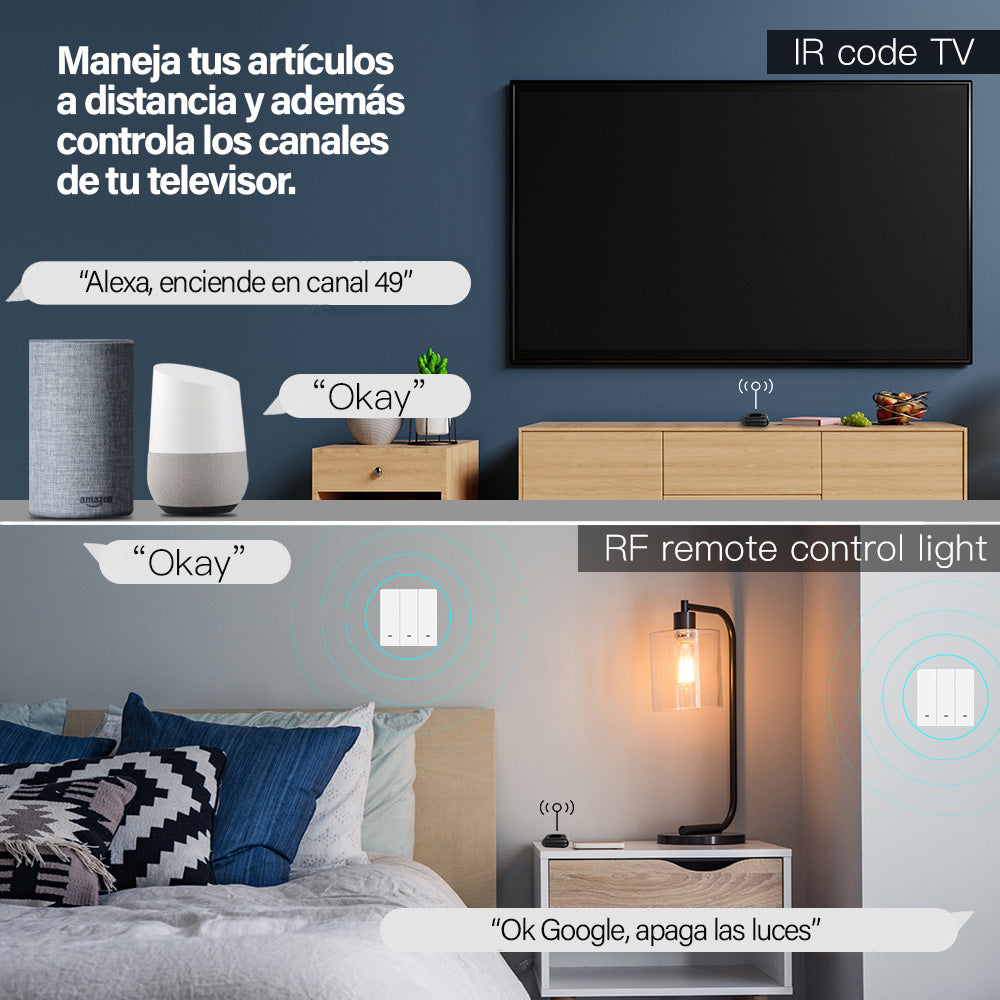 Control Remoto Wifi Ir Universal Alexa Google Home App Zeylink