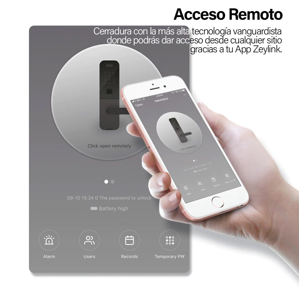 Cerradura de puerta inteligente Digital, tarjetas WIFI, teclado con  contraseña para  Alexa, Control por voz de Google Home